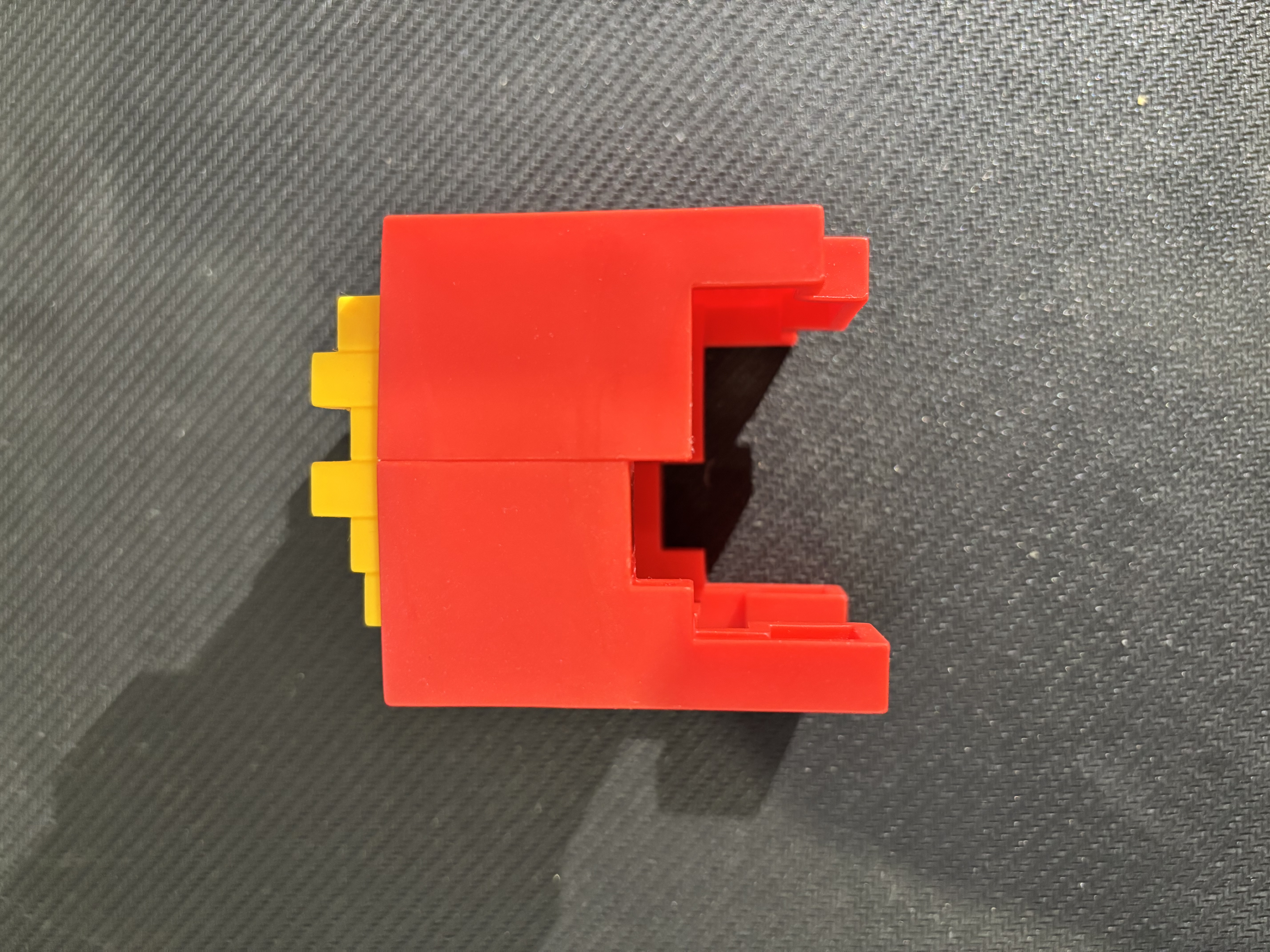Image of Minecraft Helmet, side view